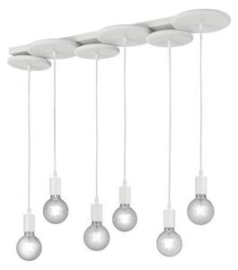 Trio - Luster na lanku DISCUS 6xE27/28W/230V biela