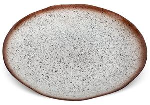 EUROFIRANY Dekoratívny tanier 31 cm x 3 cm krémová