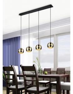 Trio - Luster na lanku FLETCHER 4xE14/40W/230V mosadz
