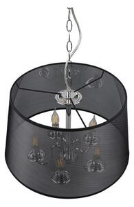 Reality - LED luster na reťazi CIMA 5xE14/40W/230V čierny
