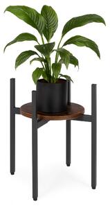 MODERNHOME Stojan na kvety THEO 41,5x35 cm čierny/hnedý