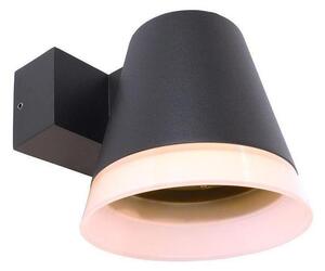 Deko-Light 731076 -LED Vonkajšie nástenné svietidlo SERPENTIS 6,2W/230V IP54 čierna