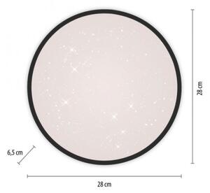 JUST LIGHT. 14293-18 - LED Stmievateľné stropné svietidlo KYLE LED/10W/230V čierna