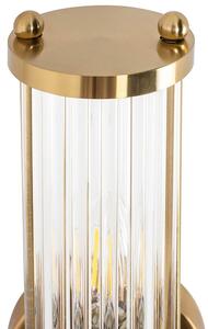 Moosee Pilar nástenná lampa 1x40 W priehľadná-zlatá MSE010400192