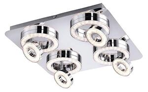 Leuchten Direkt 14522-17 - LED Bodové svietidlo TIM 4xLED/2,8W/230V + 4xLED/3,1W