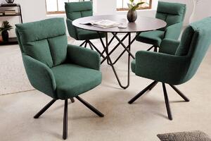 Dizajnová otočná stolička Maddison II zelená