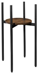 TZB Stojan na kvety TORRE RUSTIC 60 cm hnedý/čierny