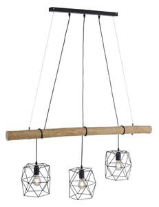 Leuchten Direkt 15503-18 - Luster na lanku EDGAR 3xE27/60W/230V