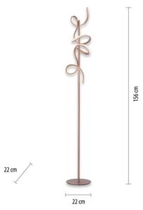 Leuchten Direkt 19031-60 - LED Stmievateľná stojacia lampa CURLS LED/22W/230V
