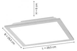 Leuchten Direkt 14754-21- LED Stmievateľné stropné svietidlo FLAT LED/20W/230V +DO