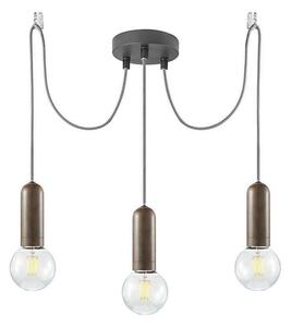 Leuchten Direkt 14776-48 - Luster na lanku TURN ME 3xE27/60W/230V pavúk