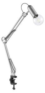 Leuchten Direkt 14773-55 - Stolná lampa s klipom TURN ME 1xE27/60W/230V chróm