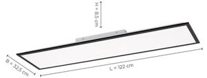 Leuchten Direkt 14757-18- LED Stmievateľný prisadený panel FLAT LED/36W/230V + DO