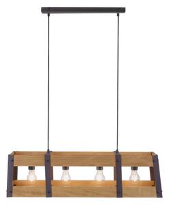 Leuchten Direkt 15721-79 - Luster na lanku CRATE 4xE27/60W/230V