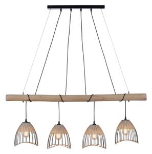 Leuchten Direkt 11156-79 - Luster na lanku REED 4xE27/60W/230V