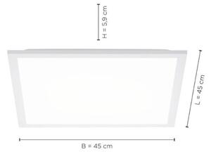 Leuchten Direkt 12201-16 - LED Stropné svietidlo FLAT LED/22W/230V