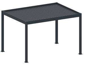 Bioklimatická pergola, hliníková 3 x 4 m, samostatne stojaca