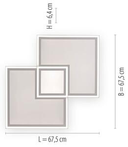 Leuchten Direkt 14855-16-LED Stmievateľné stropné svietidlo EDGING LED/51W/230V+DO