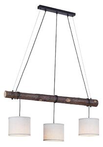 Leuchten Direkt 11238-79 - Luster na lanku BARK 3xE27/40W/230V