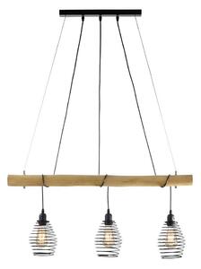Leuchten Direkt 15526-79 - Luster na lanku SPRING 3xE27/40W/230V