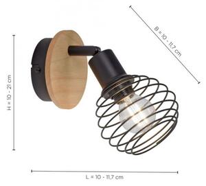 Leuchten Direkt 15921-79 - Nástenné bodové svietidlo EUGEN 1xE14/40W/230V
