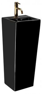 Rea Kamila umývadlo 33x33 cm obdĺžnik voľne stojacie umývadlo čierna REA-U5644