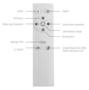 Leuchten Direkt 15572-18 - LED RGBW Stmievateľné svietidlo ASTRO LED/17,5W/230V+DO