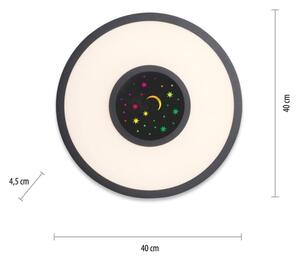 Leuchten Direkt 15572-18 - LED RGBW Stmievateľné svietidlo ASTRO LED/17,5W/230V+DO