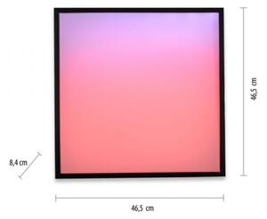 JUST LIGHT. 14110-18-LED RGBW Stmievateľné svietidlo MARIO BLACK LED/19,5W/230V+DO