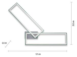 Leuchten Direkt14635-55-LED RGB Stmievateľné stropné svietidlo FELIX 34,5W/230V+DO