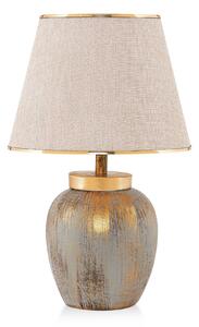 Opviq Stolná lampa Casypo krémová/zlatá