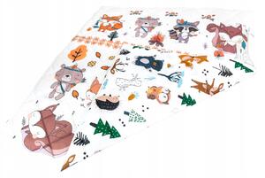 Obojstranná detská podložka na hranie Rozprávkový les 150x170 Farba: teepee