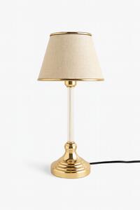 Opviq Stolná lampa Deni béžová/zlatá