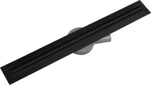 Sprchový žľab maxmax Mexen FLAT 360 SLIM - čierny, 1741060