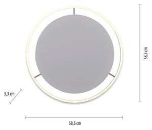Leuchten Direkt 15392-95 - LED Stmievateľné stropné svietidlo RITUS 30W/230V chróm