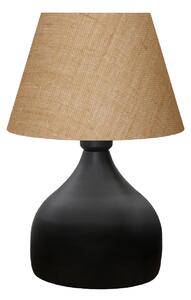 Opviq Stolná lampa Dara krémová/čierna