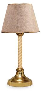 Opviq Stolná lampa Denis béžová/zlatá II