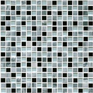 Kamenná mozaika Premium Mosaic Stone šedá 30x30 cm mat STMOS15MIX1