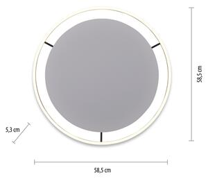 Leuchten Direkt 15392-13 - LED Stmievateľné stropné svietidlo RITUS 30W/230V čierna