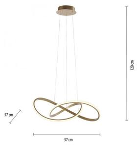 Leuchten Direkt 15402-60 - LED Stmievateľný luster na lanku MARIA LED/25W/230V