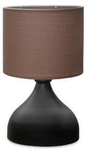 Opviq Stolná lampa Mija čierna/hnedá