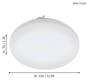 Eglo 79523 - LED Kúpeľňové stropné svietidlo TUSCOLA LED/14,6W/230V IP44