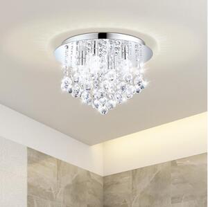 Eglo 79516-LED Kúpeľňové stropné svietidlo MONTEPRANDONE 8xG9/3W/230V IP44 chróm