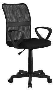 TEMPO Kancelárska stolička, čierna, REMO 3 NEW