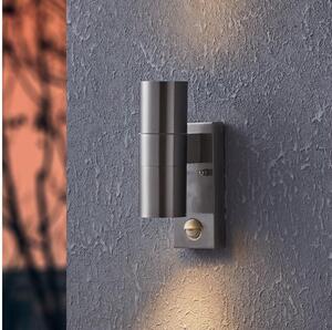 Eglo 79594- LED Vonkajšie svietidlo so senz. ARAPONGAS 2xGU10/2,8W/230V IP44 chróm