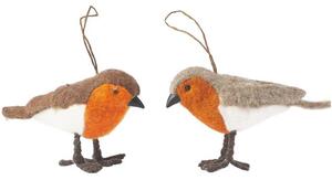 Súprava vianočných ozdôb Birds, 2 ks