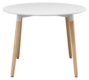 IDEA nábytok Jedálenský stôl priemer 100 UNO biely