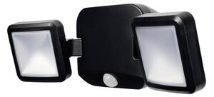 Ledvance - LED Vonkajšie nástenné svietidlo so senzorom BATTERY 2xLED/10W/6V IP54