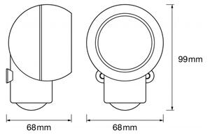 Ledvance -LED Vonkajšie orientačné svietidlo so senzorom SPYLUX LED/0,3W/3xAA IP43