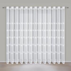 Dekorstudio Záclona MATYLDA s výšivkou a kamienkami 350x250cm - biela